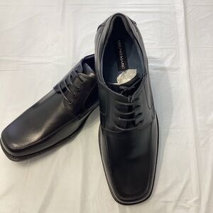 Bruno Marc Goldman-01 Black Lace-Up Dress Shoes Men’s Size 14 (New)